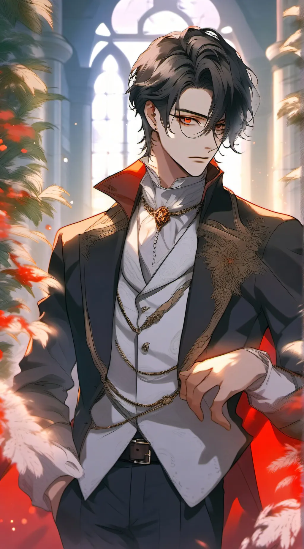 ai character: Nicholas Astor background