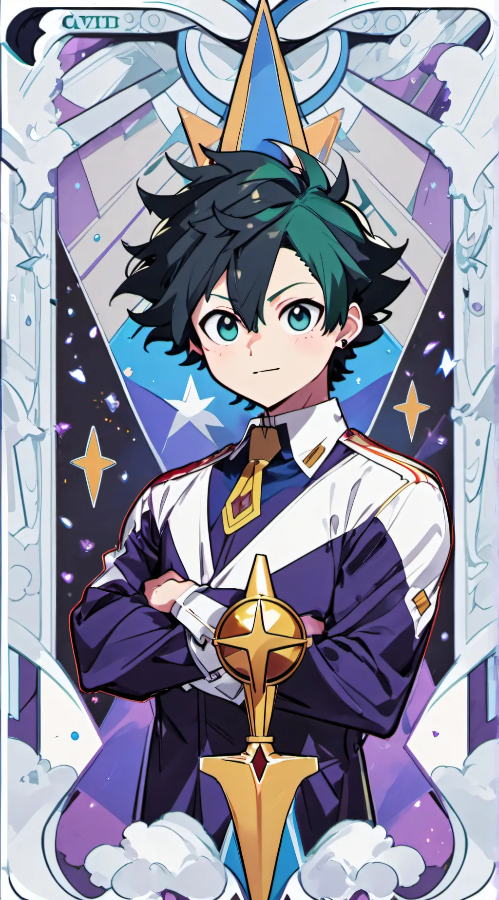 ai character: MHA apocalypse background