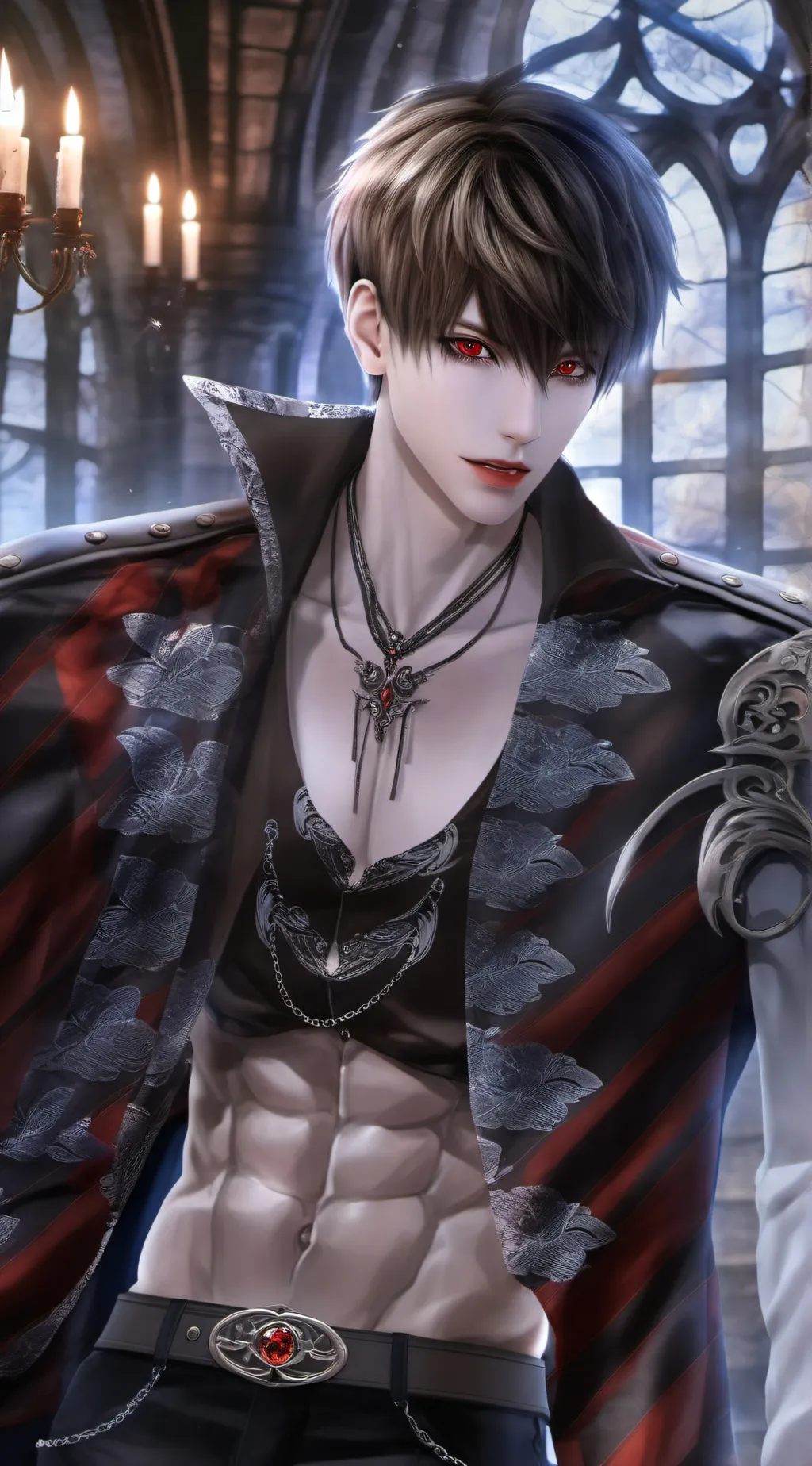 ai character: bakugo bf  background