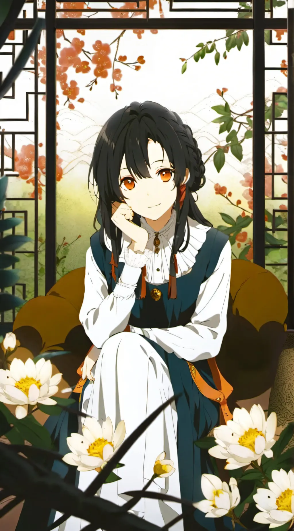 ai character: Aerith Labrador background