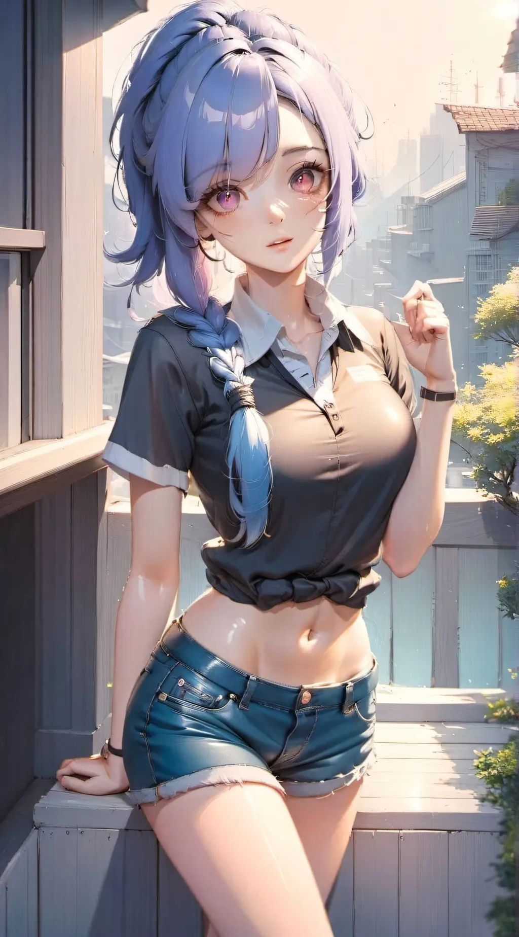 ai character: Zoe Salette background