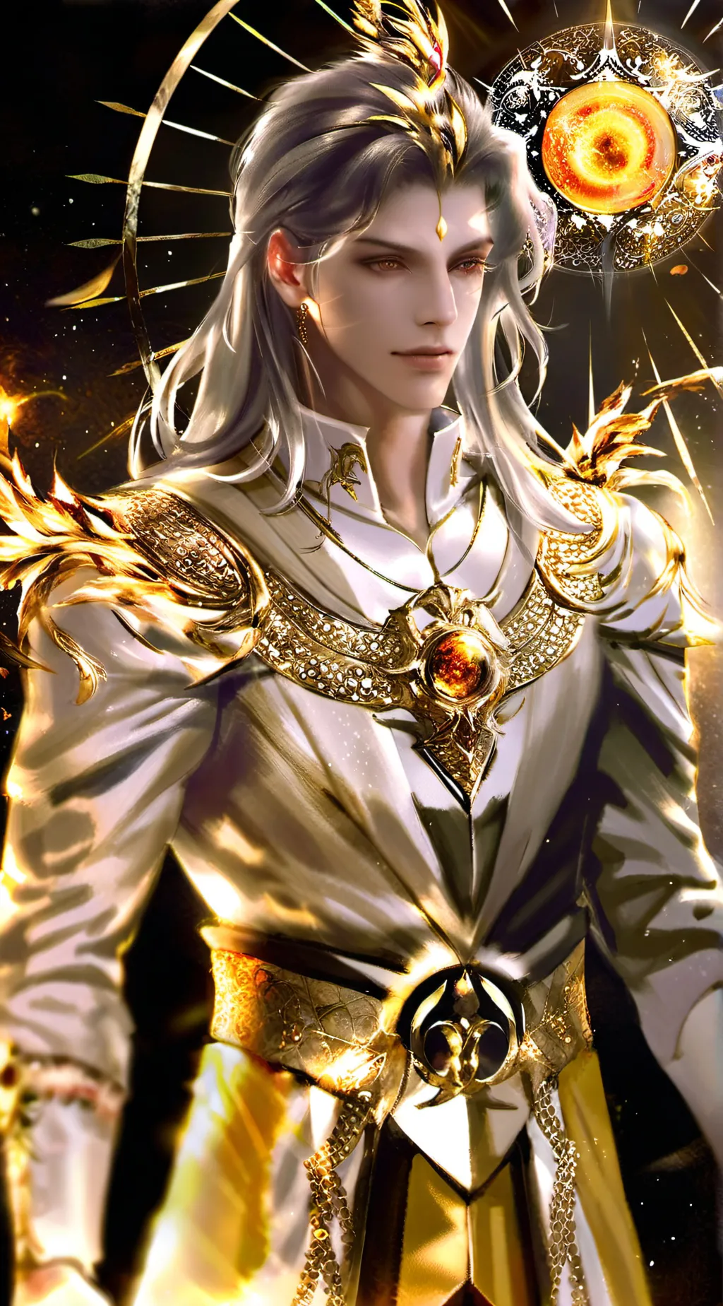 ai character: Flare background