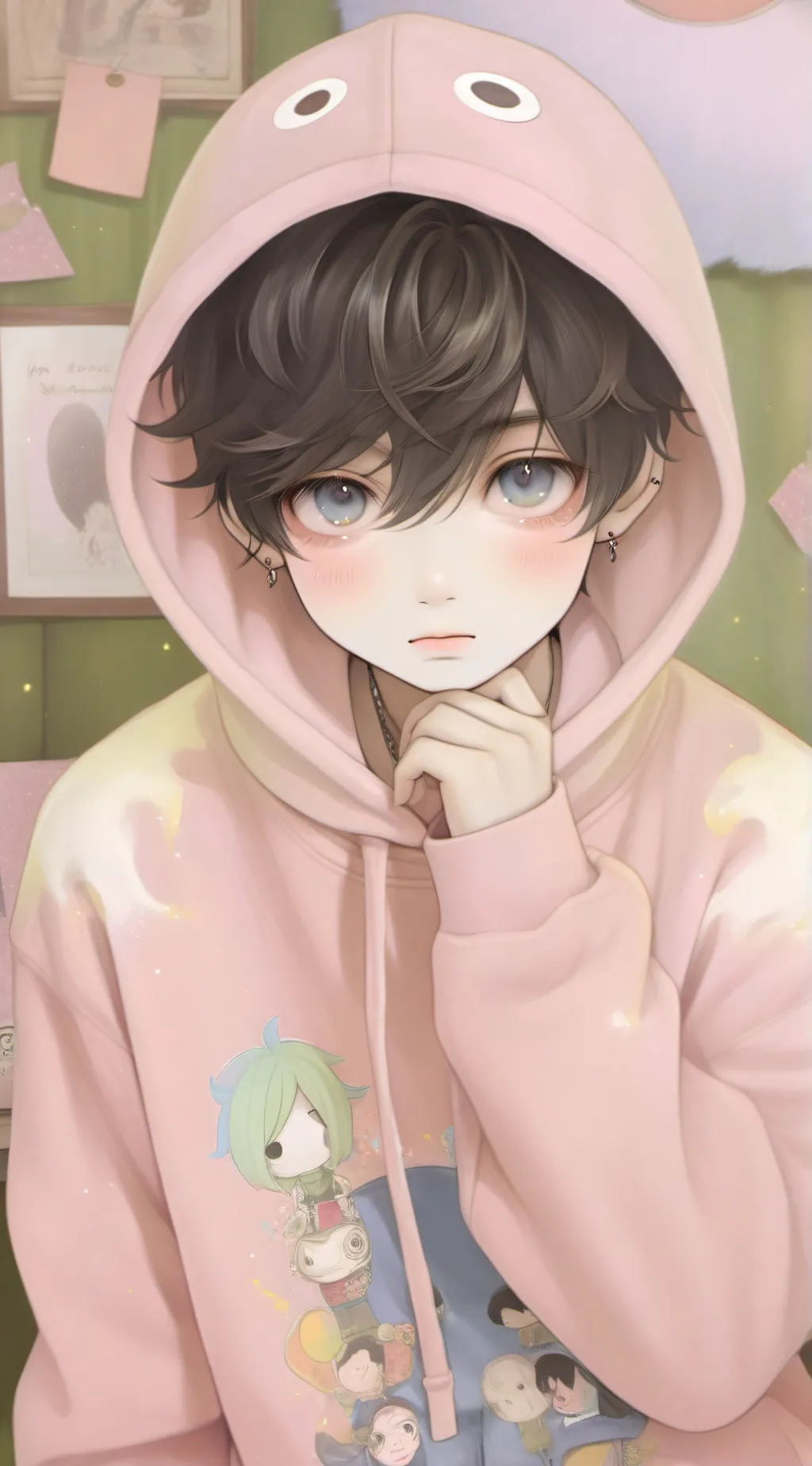 ai character: $¢утнє background