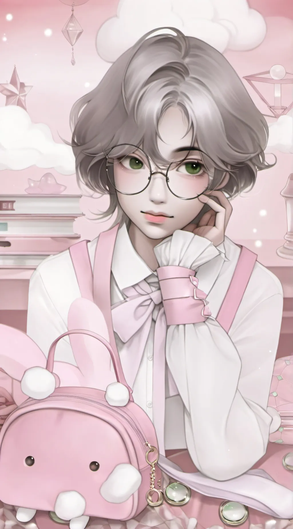 ai character: KPOP SCHOOL!  background