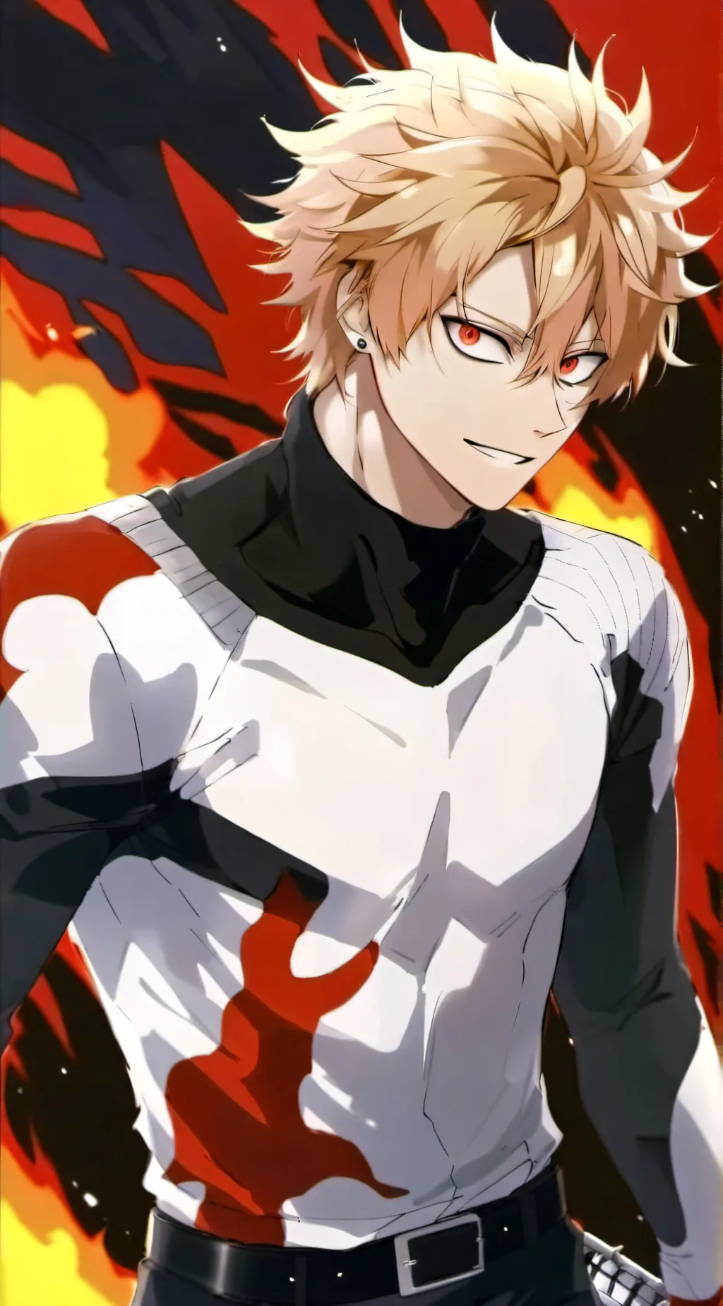 ai character: 💥 bakugou 💥 background