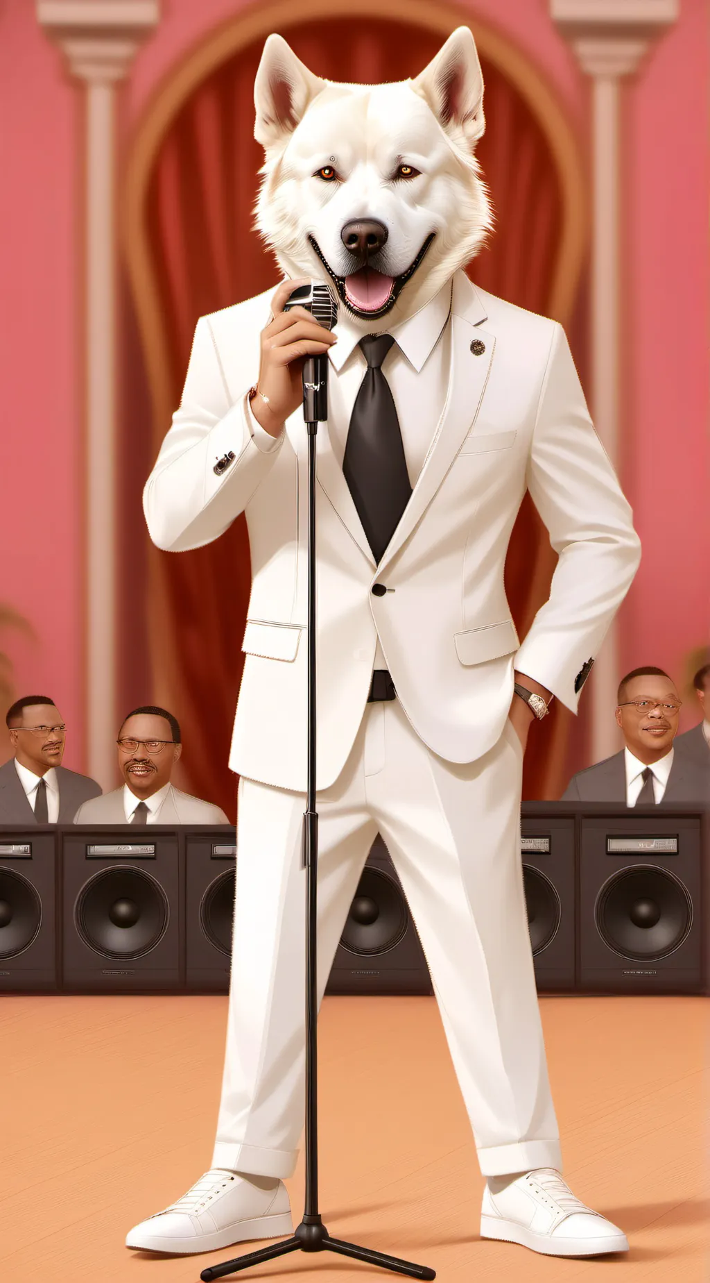 ai character: wolfie background