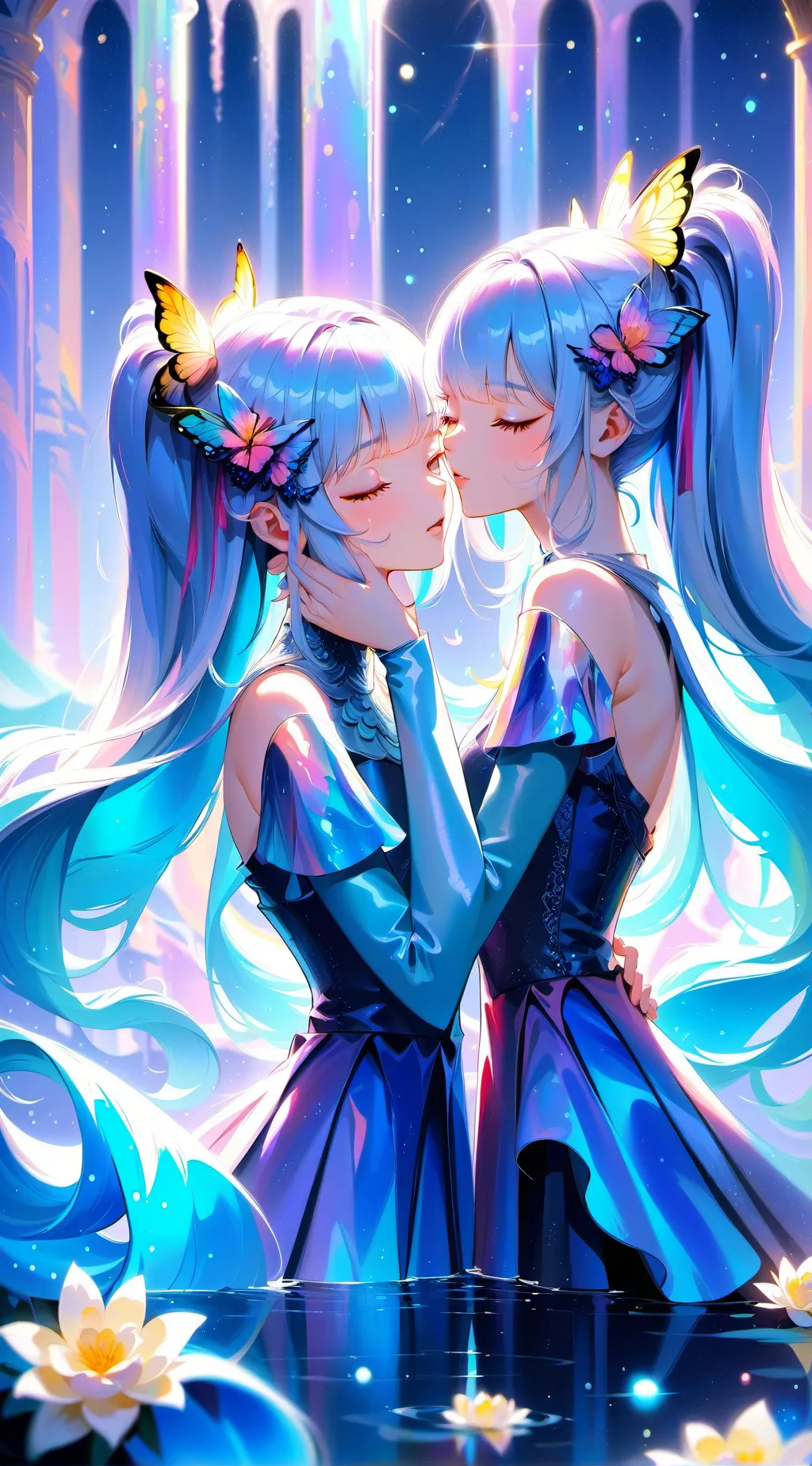 ai character: kissy girls background