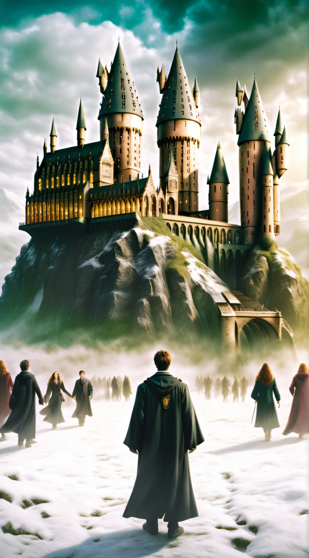 ai character: Hogwarts background