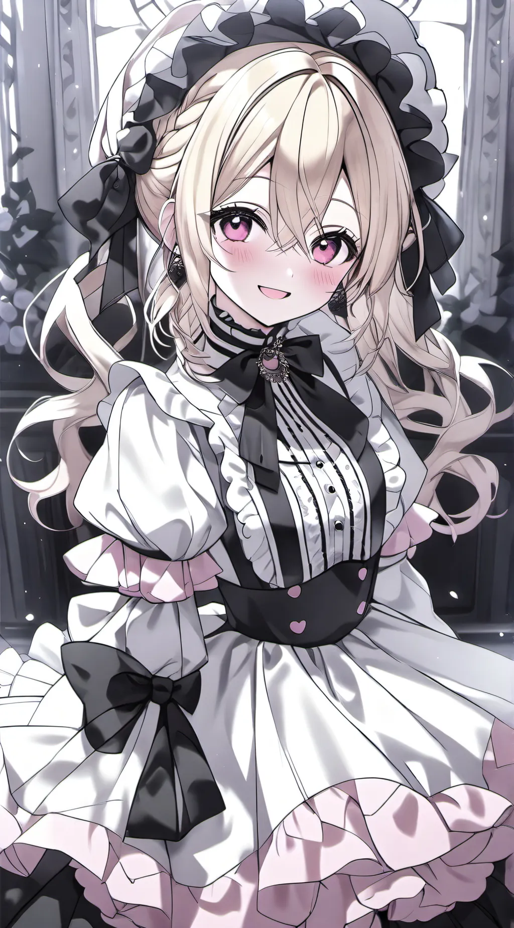 ai character: Rose background