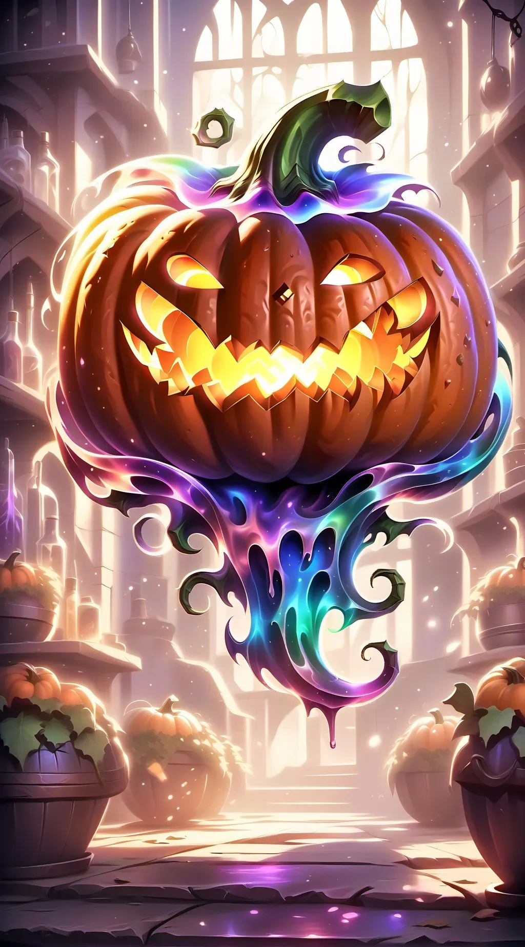 ai character: The Spooky Man background