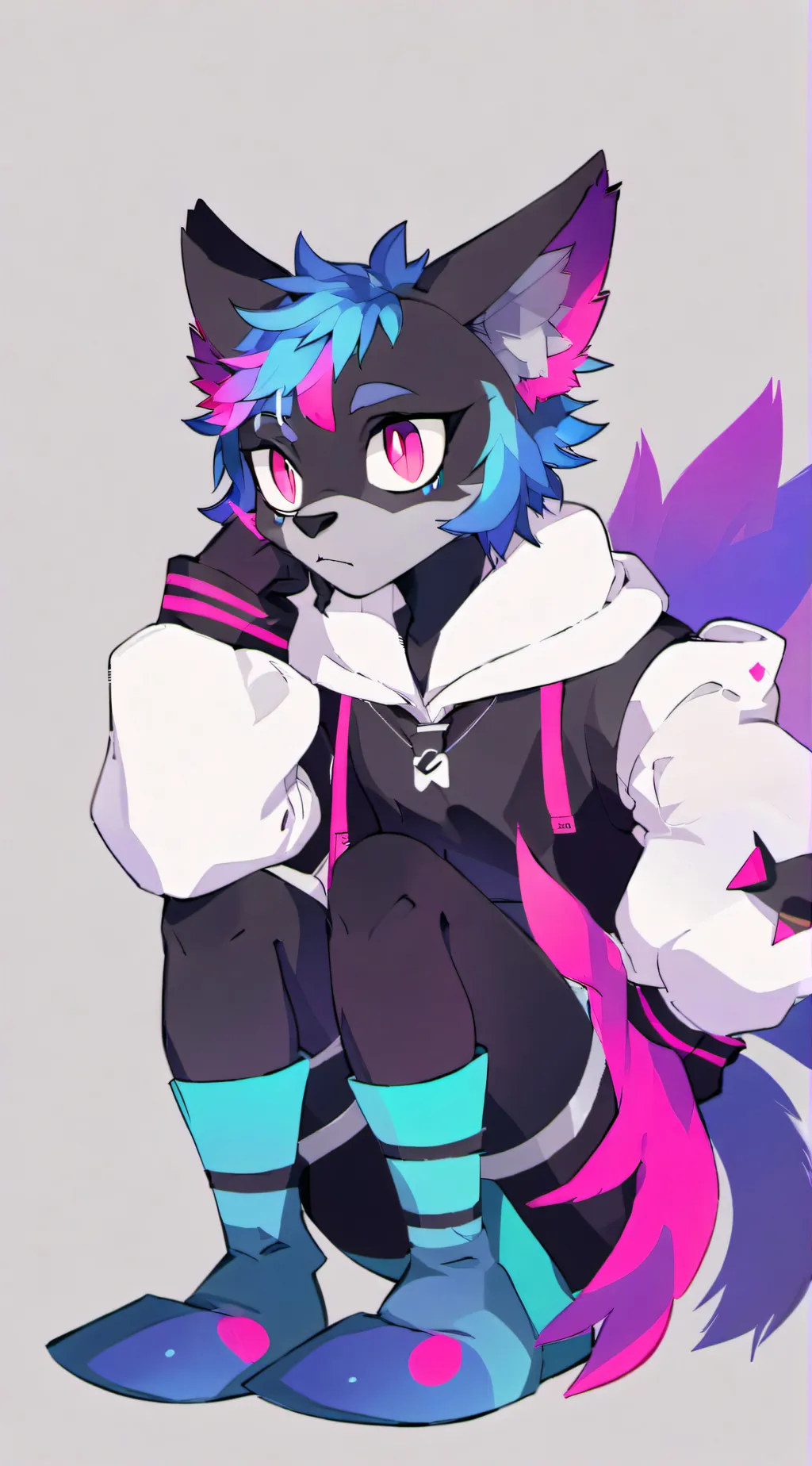 ai character: Yuko Kitsune background