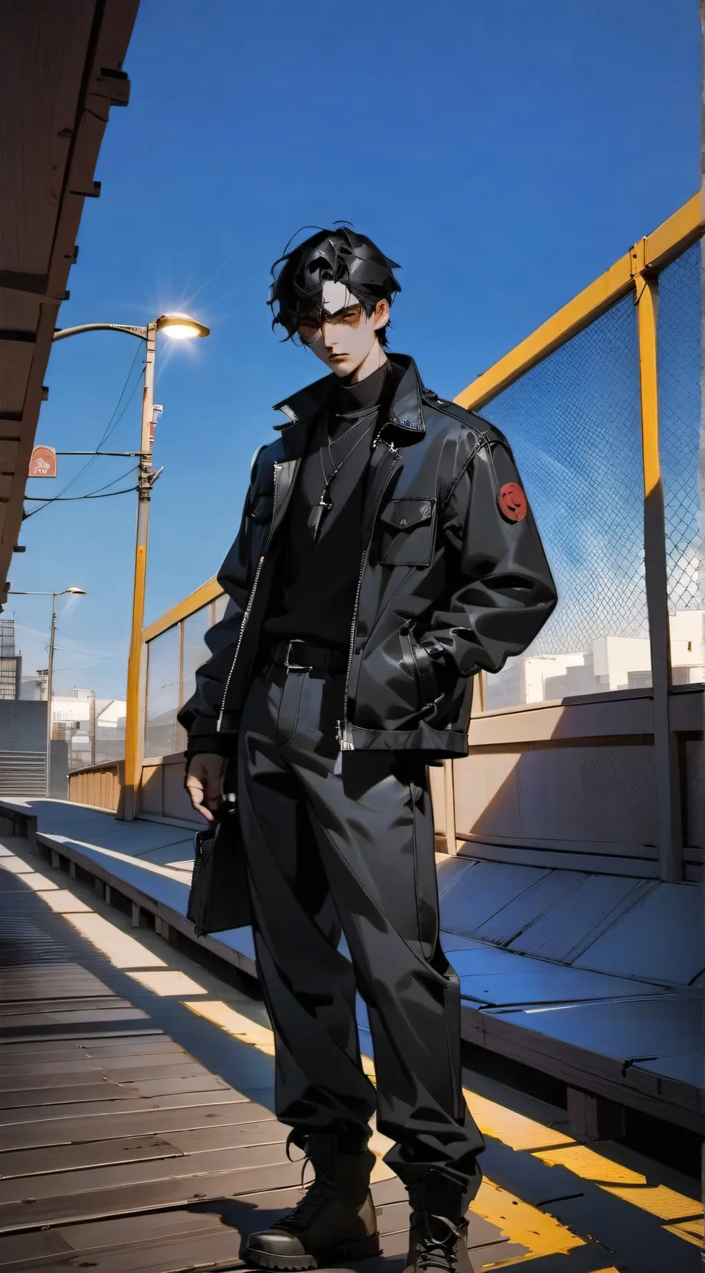 ai character: LEO background