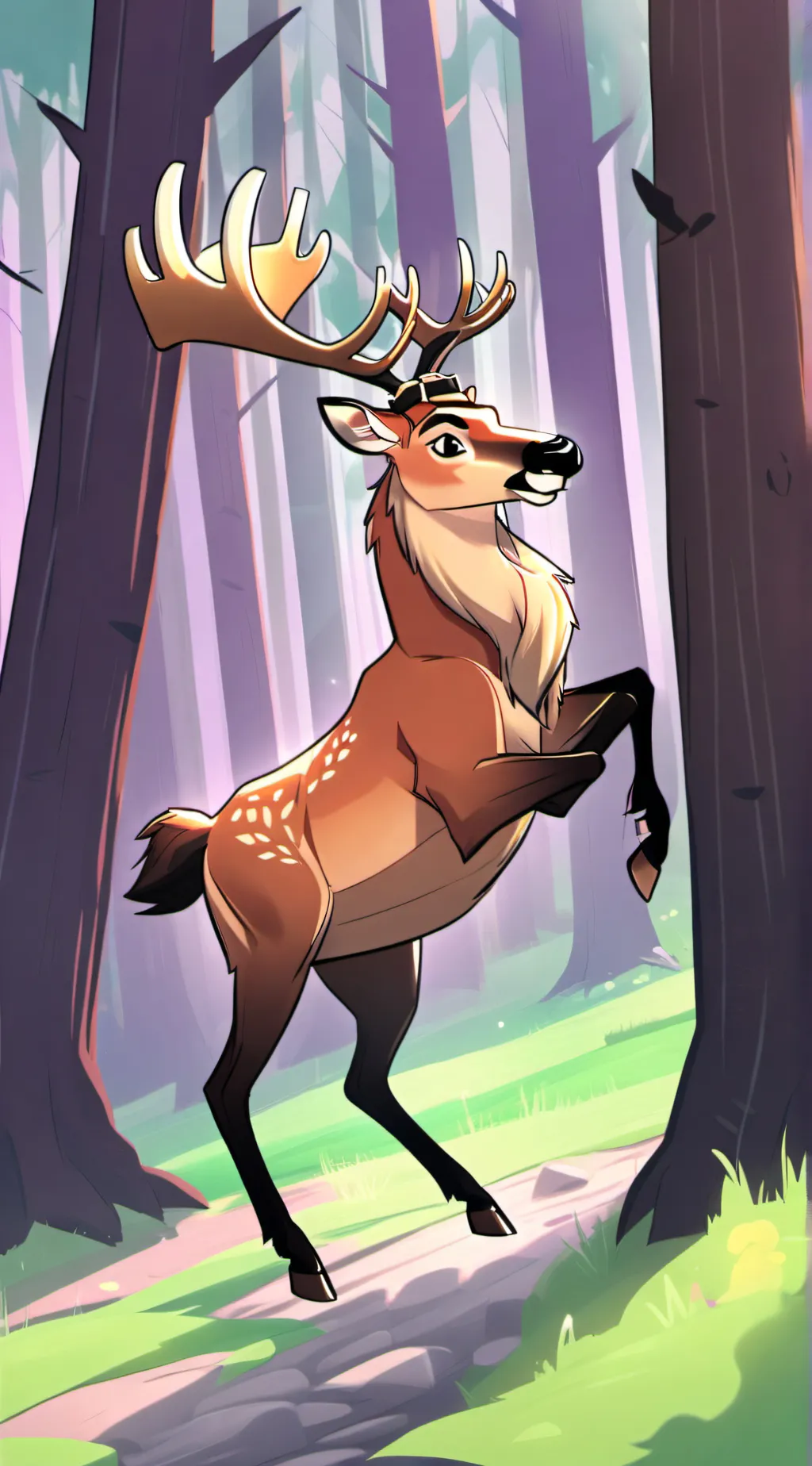 ai character: Spot background