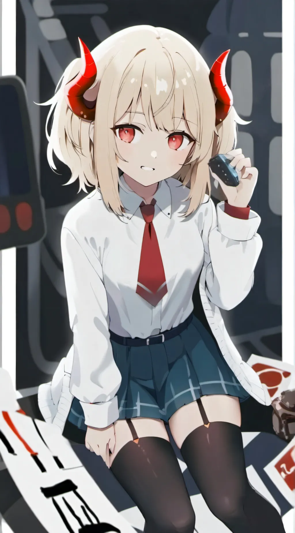 ai character: Cute Slave background