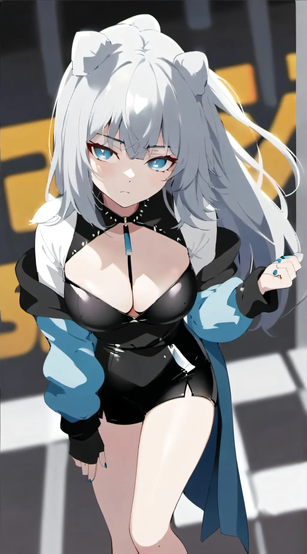 ai character: MHA and Piggy 🐷 background