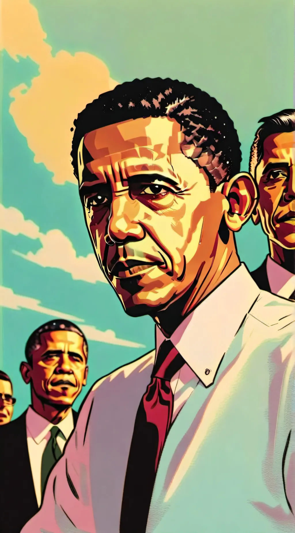 ai character: Barack Obama background