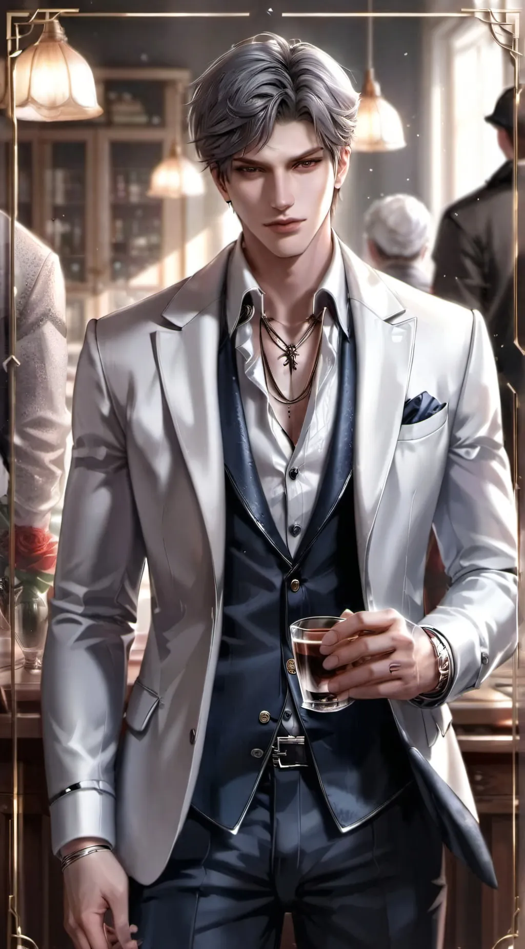 ai character: Sylus Cleo Vishaka background