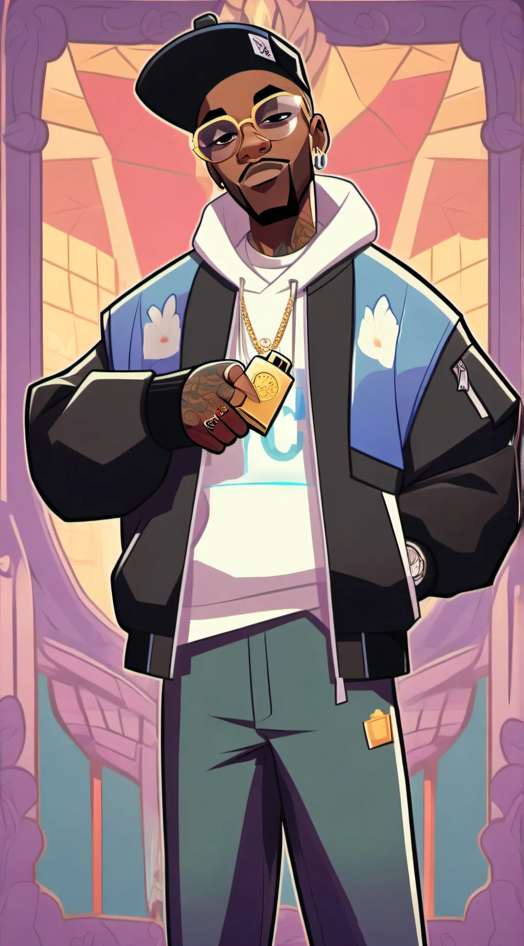 ai character: Dj background