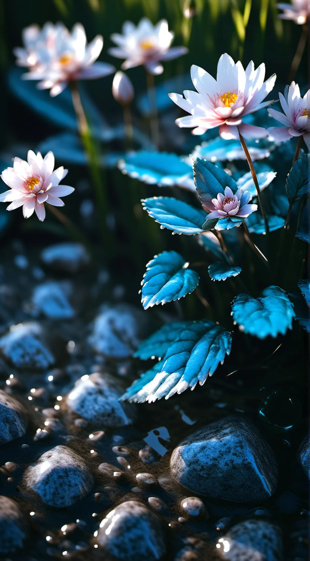 ai character: grass background