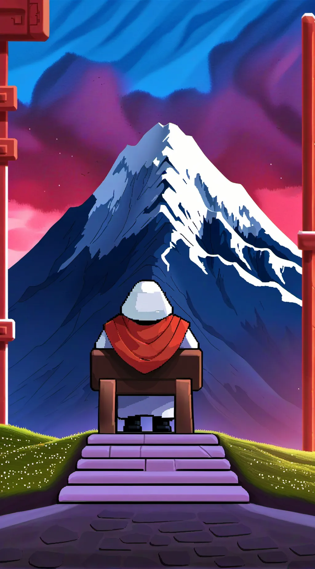 ai character: Undertale background