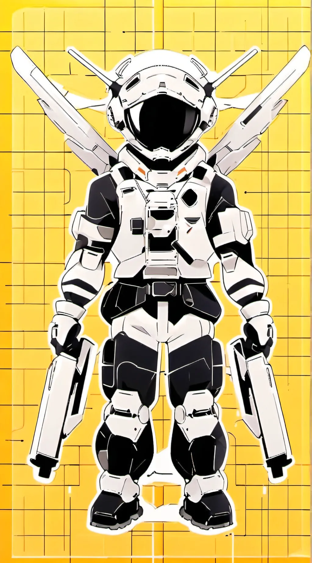 ai character: murder drones  background