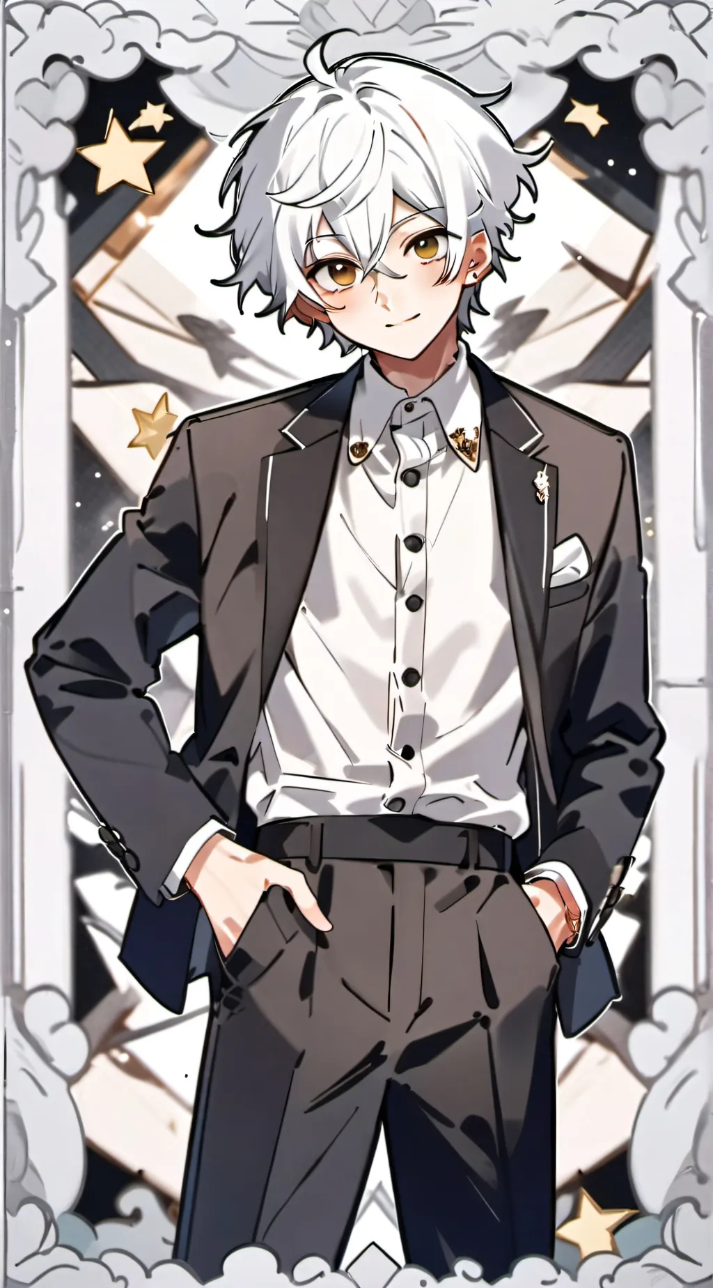 ai character: larry background