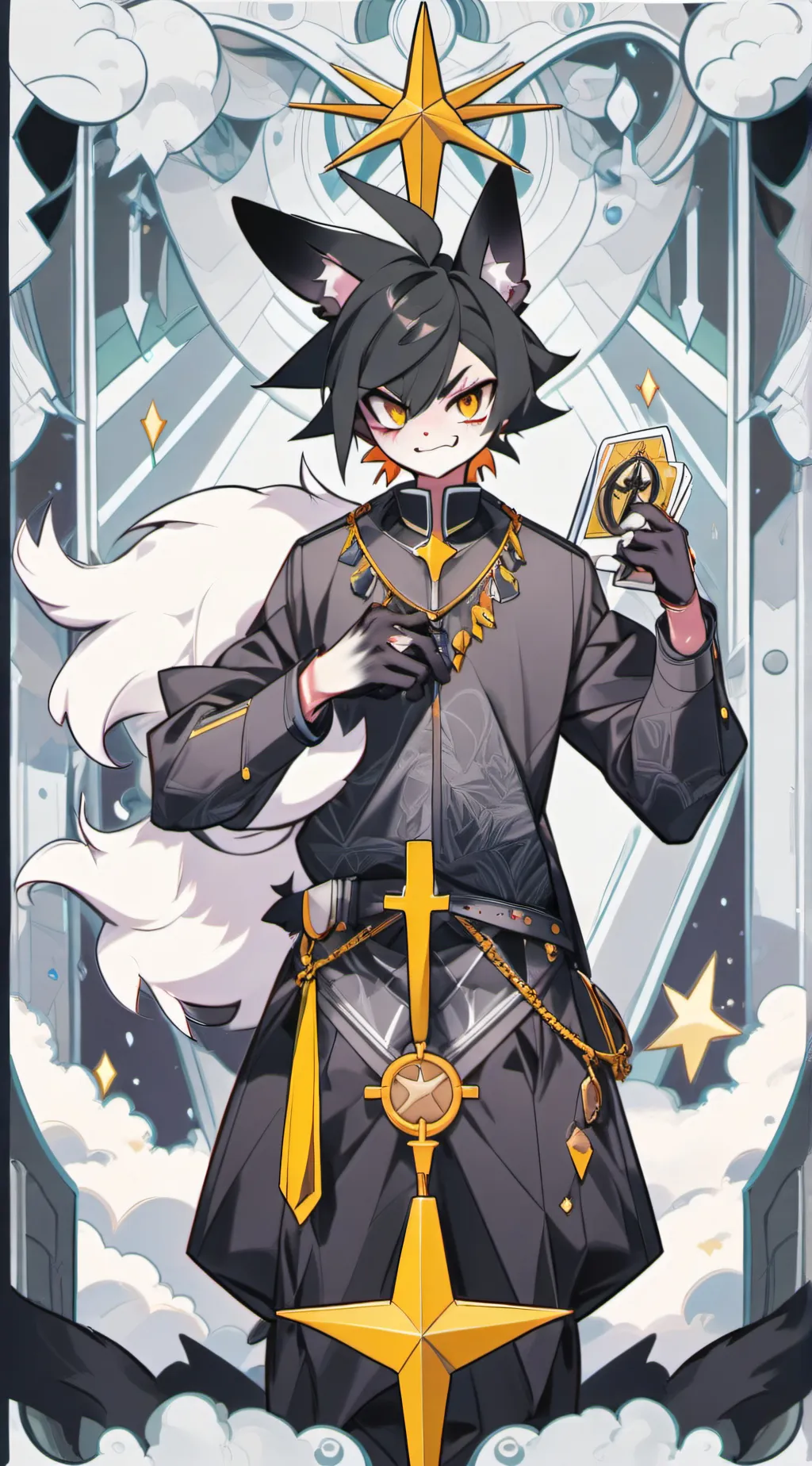 ai character: sigret  background