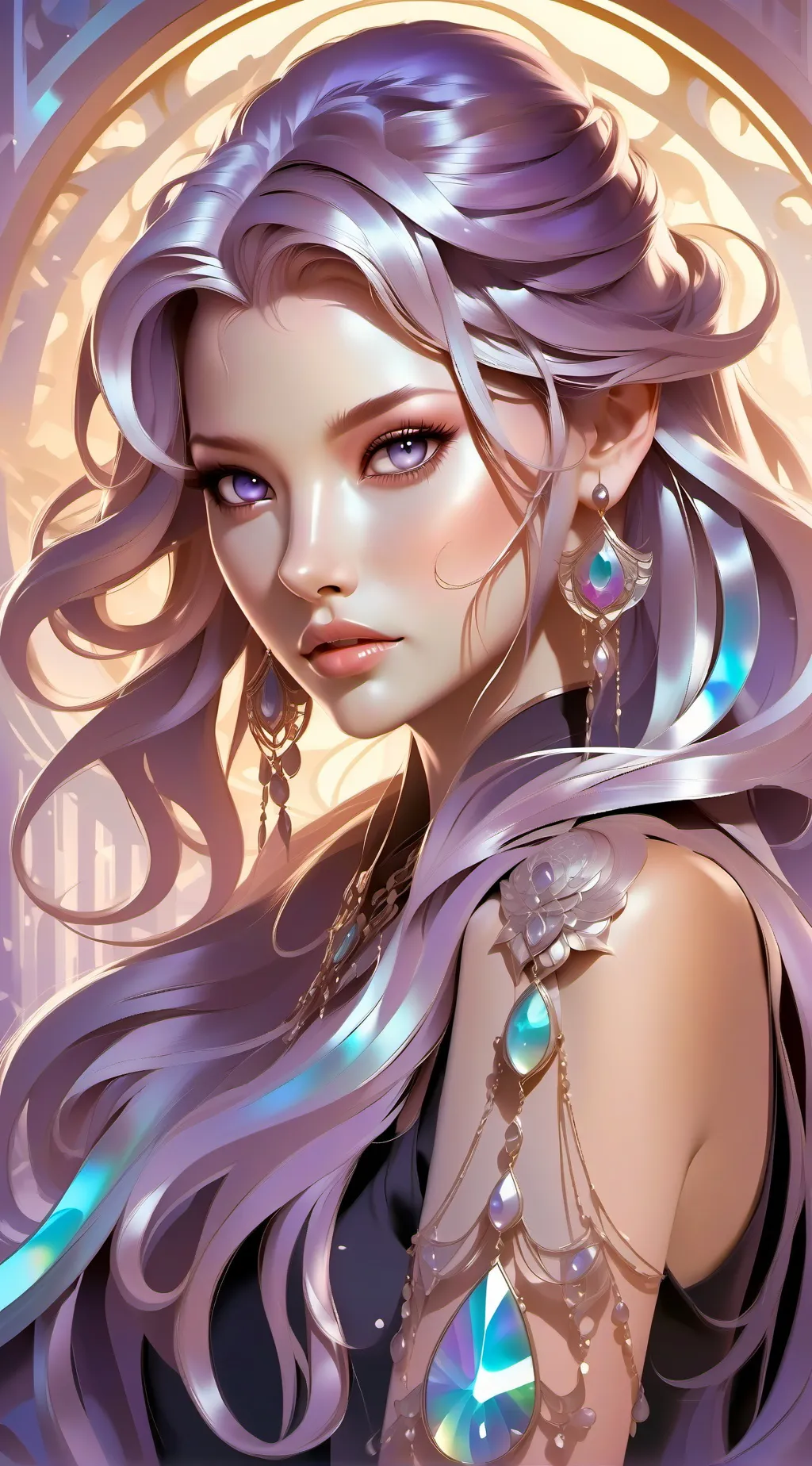 ai character: Luna Healer  background