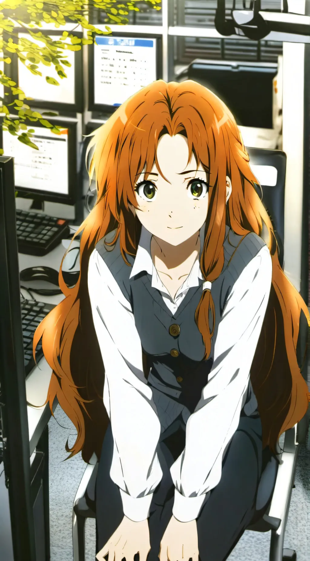 ai character: Luna background