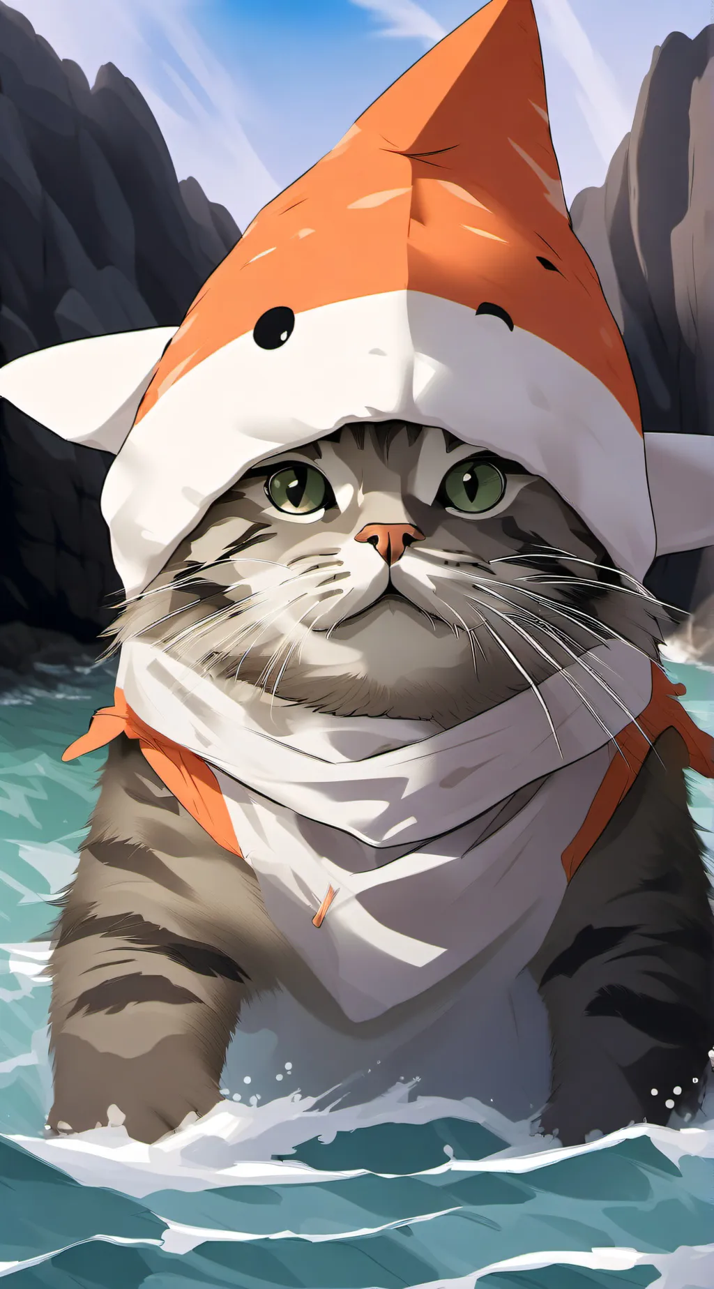 ai character: sharky background