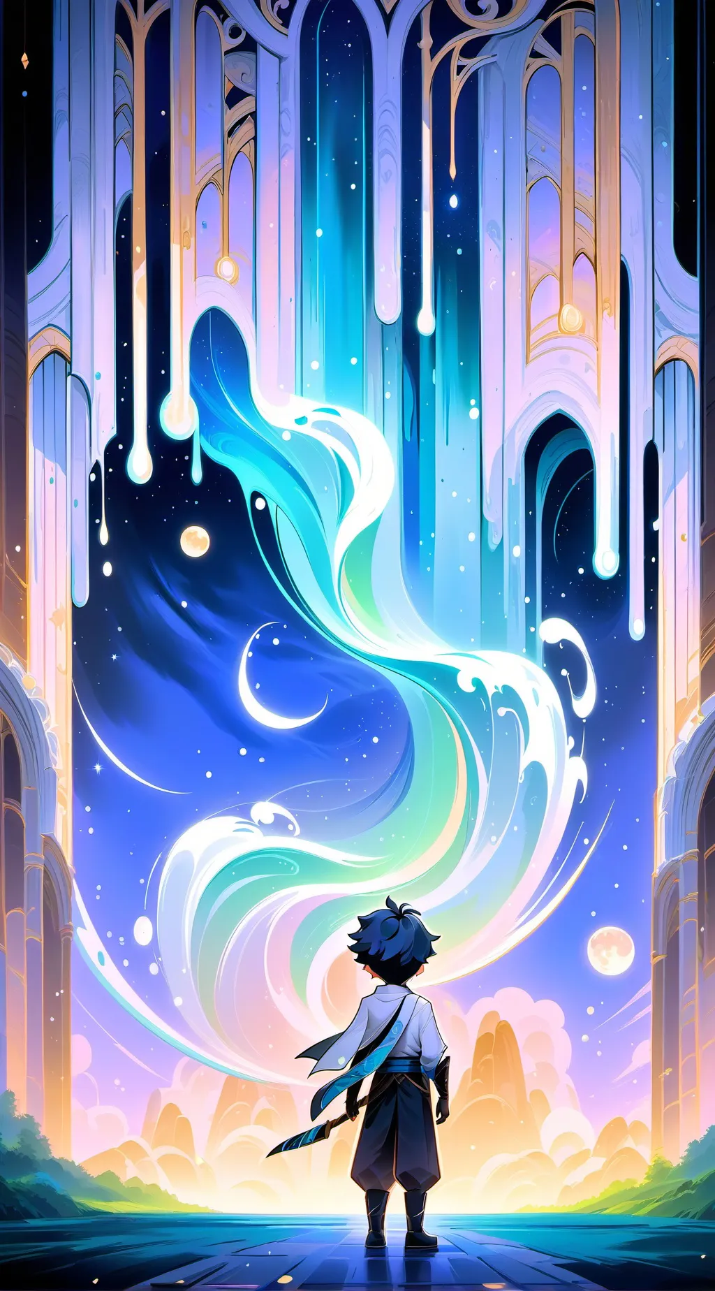 ai character: Dandys world background