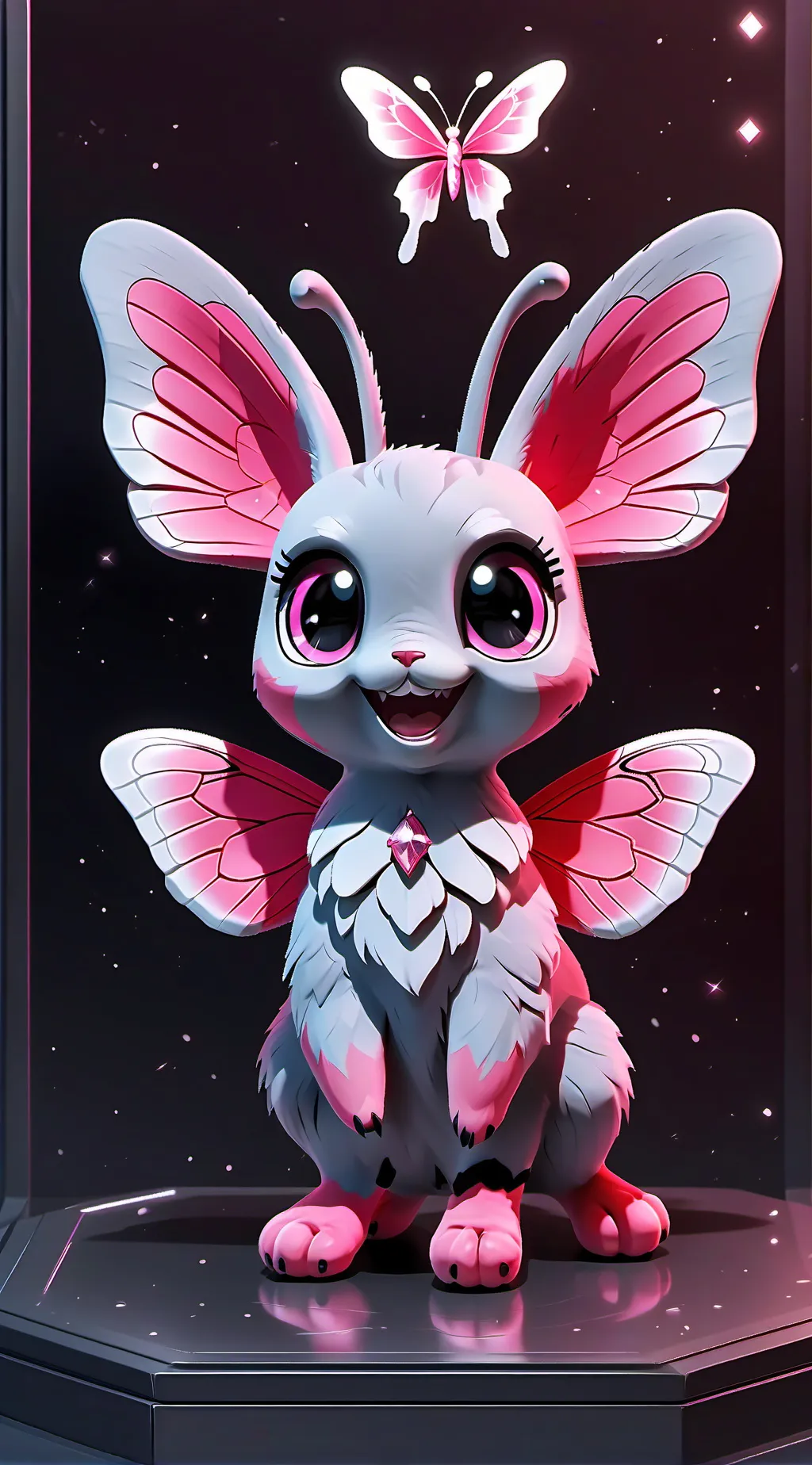 ai character: fluttershine  background