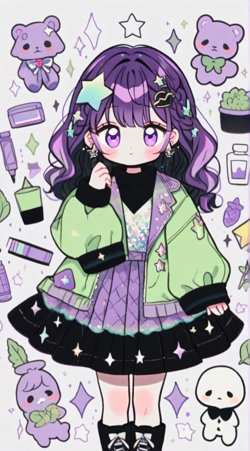 ai character: vallery background