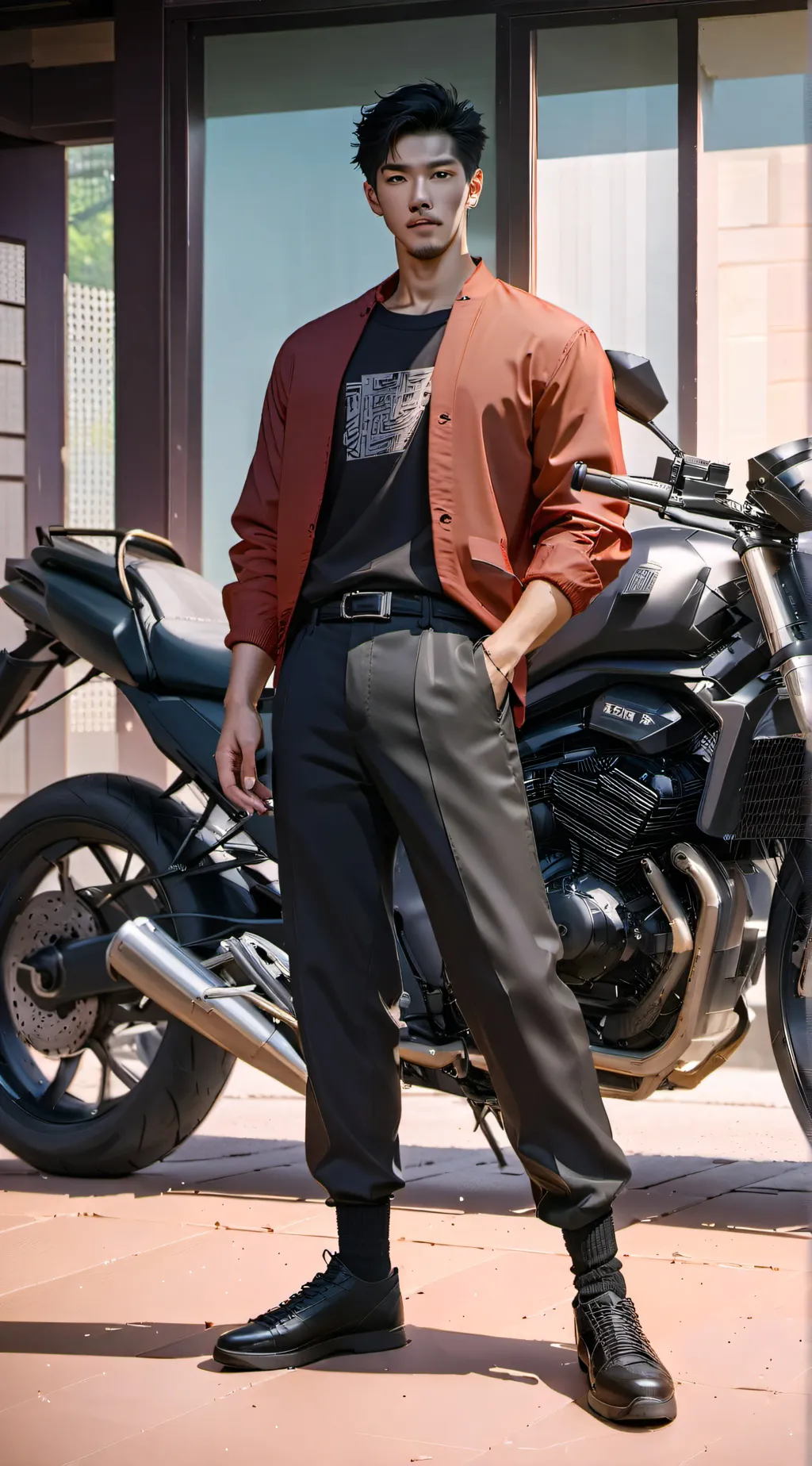 ai character: Alexander  background