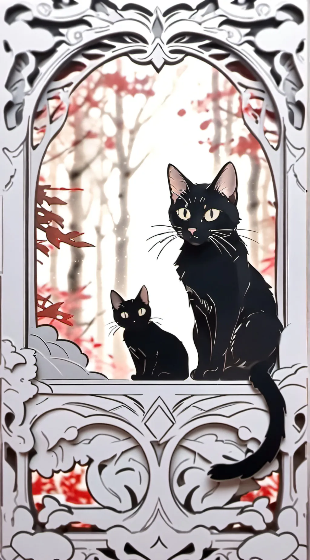 ai character: Miss Circle cat background