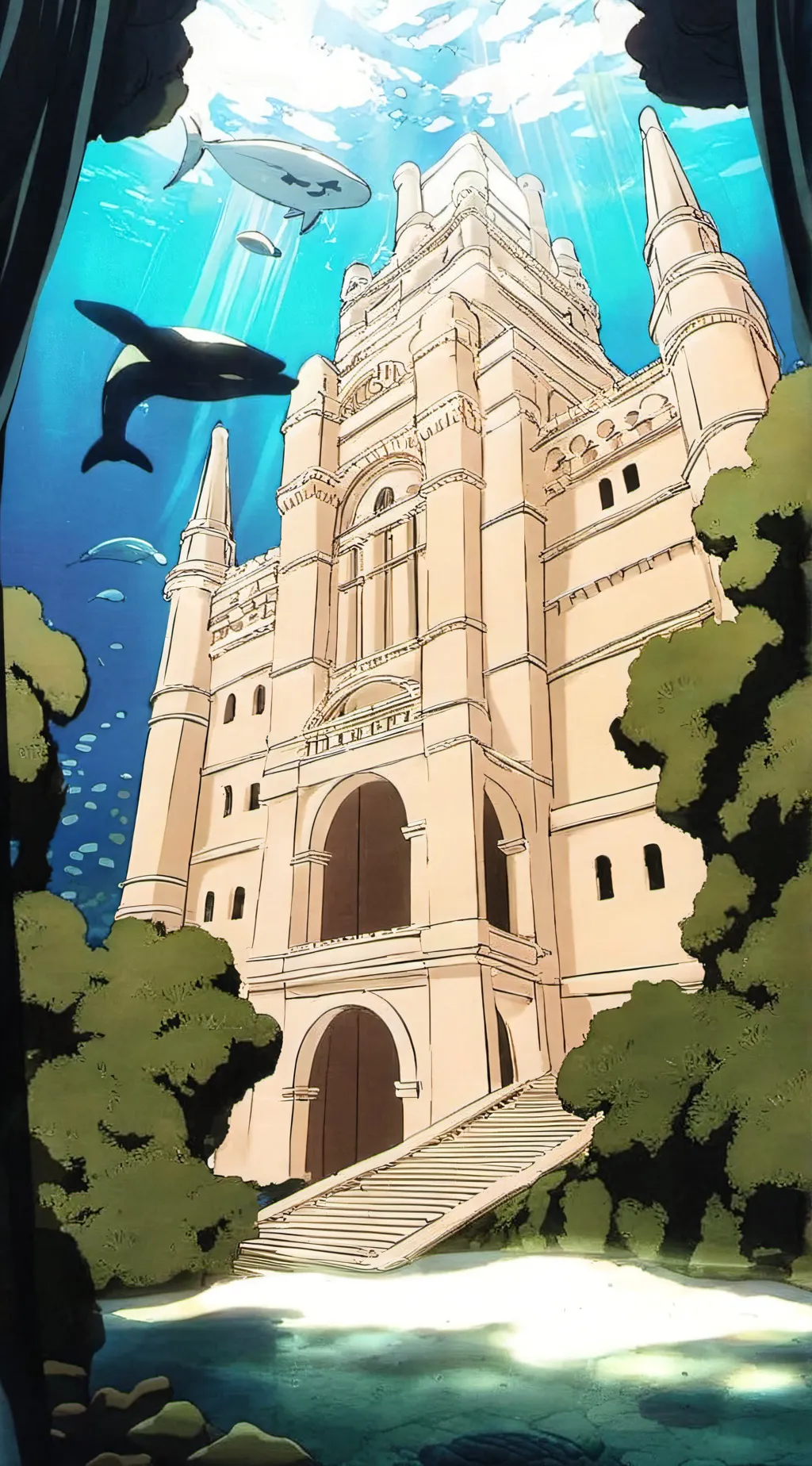 ai character: Mermaid Kingdom background