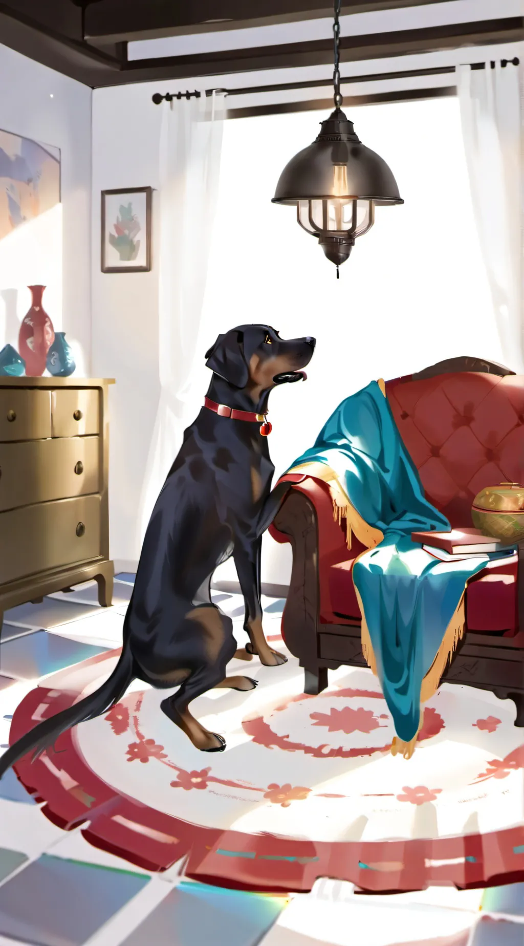 ai character: Dogsitter background