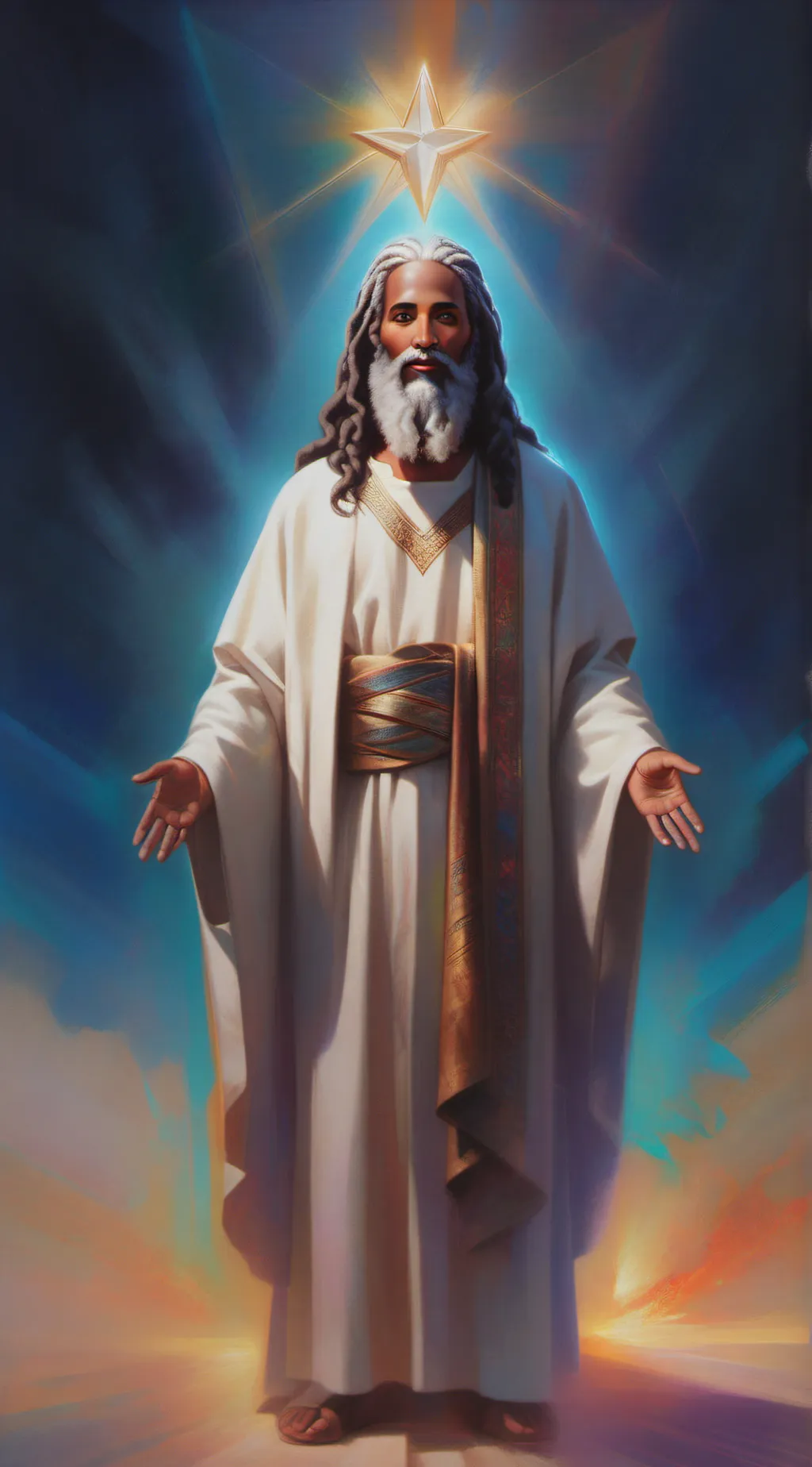 ai character: YAHUAH  background