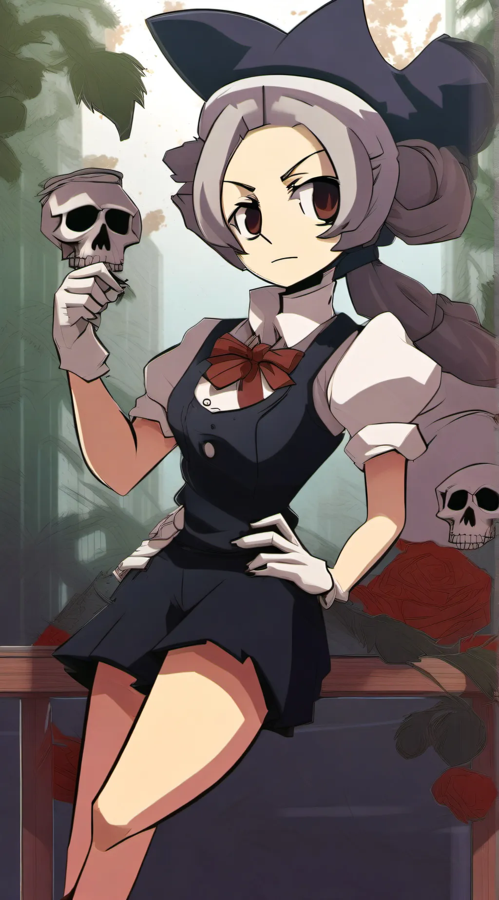 ai character: marie korbel  background