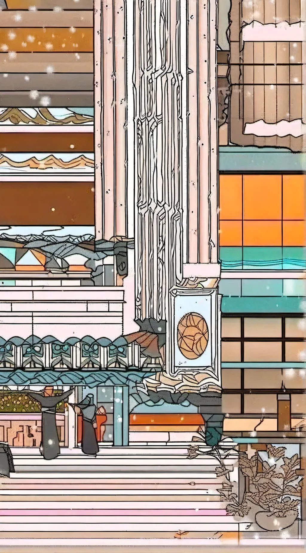 ai character: country humans  background