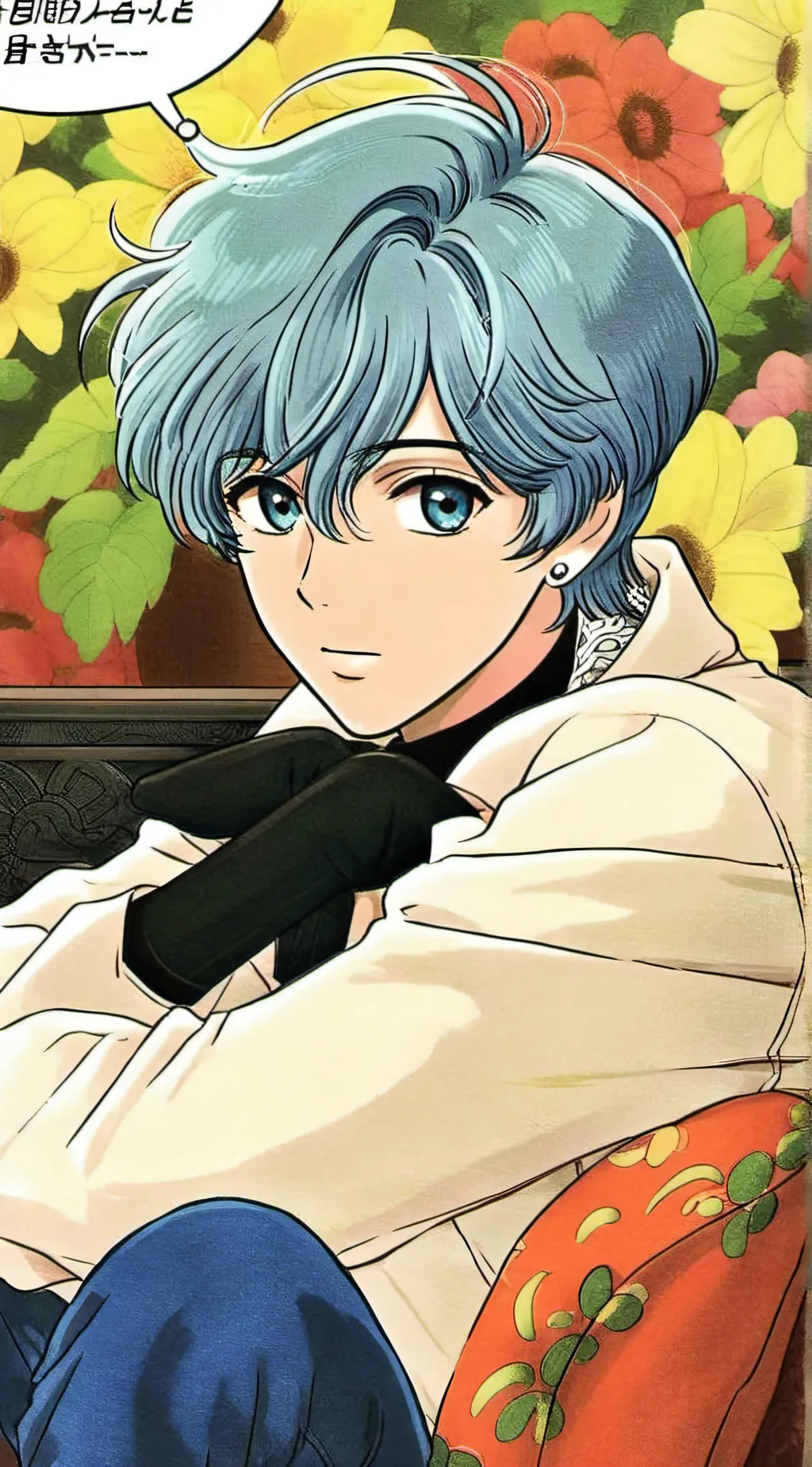 ai character: Blank background