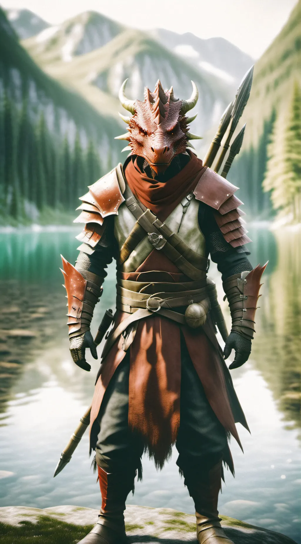 ai character: Magma background