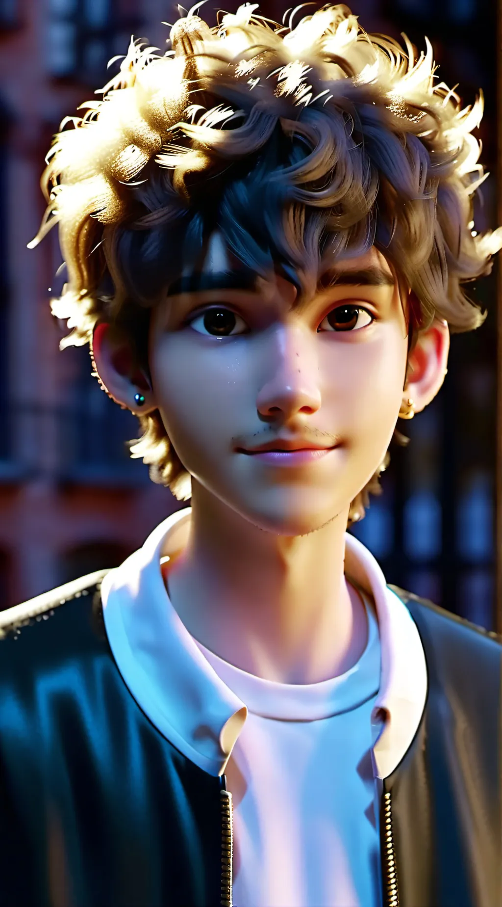 ai character: Ethan  background