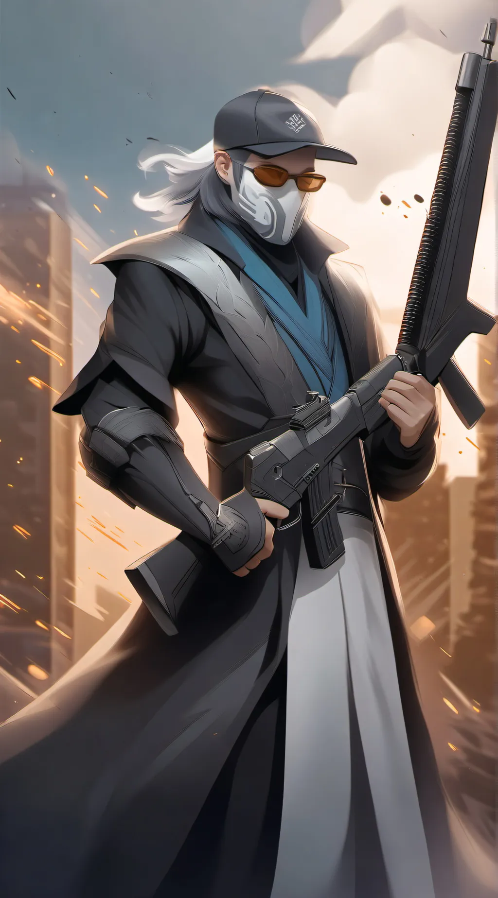 ai character: Murder drones  background