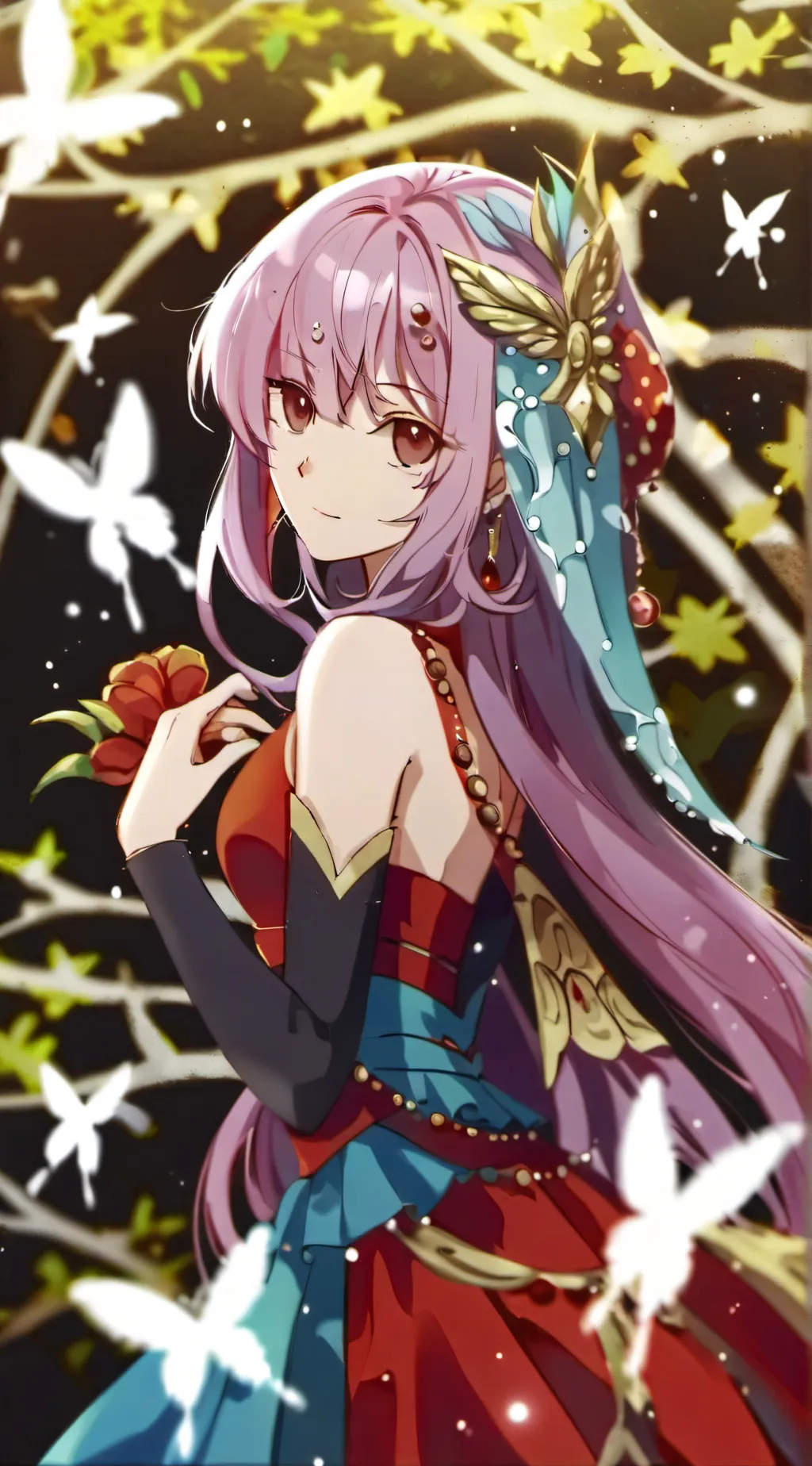 ai character: Lucy  background