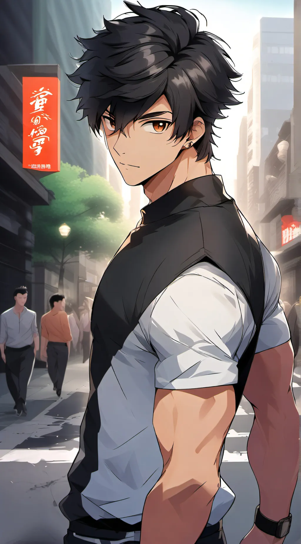 ai character: Liam background