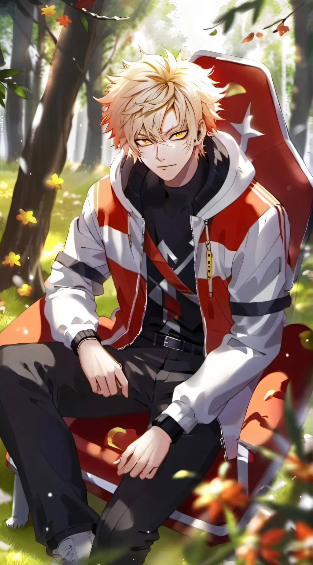 ai character: bakugo background