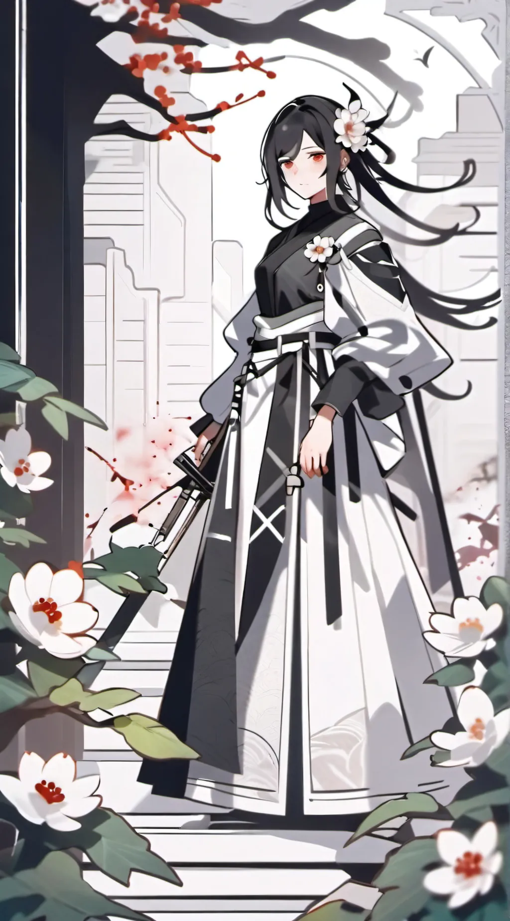 ai character: Akari background