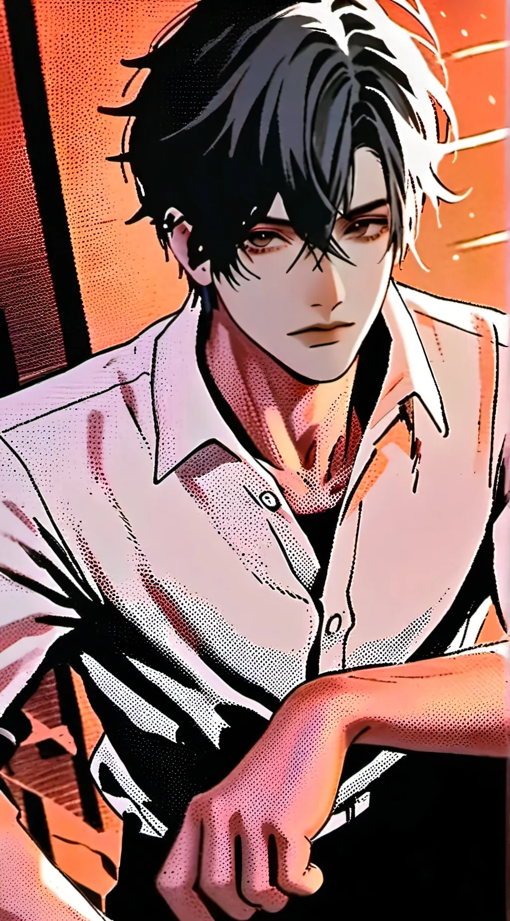 ai character: Allen  background