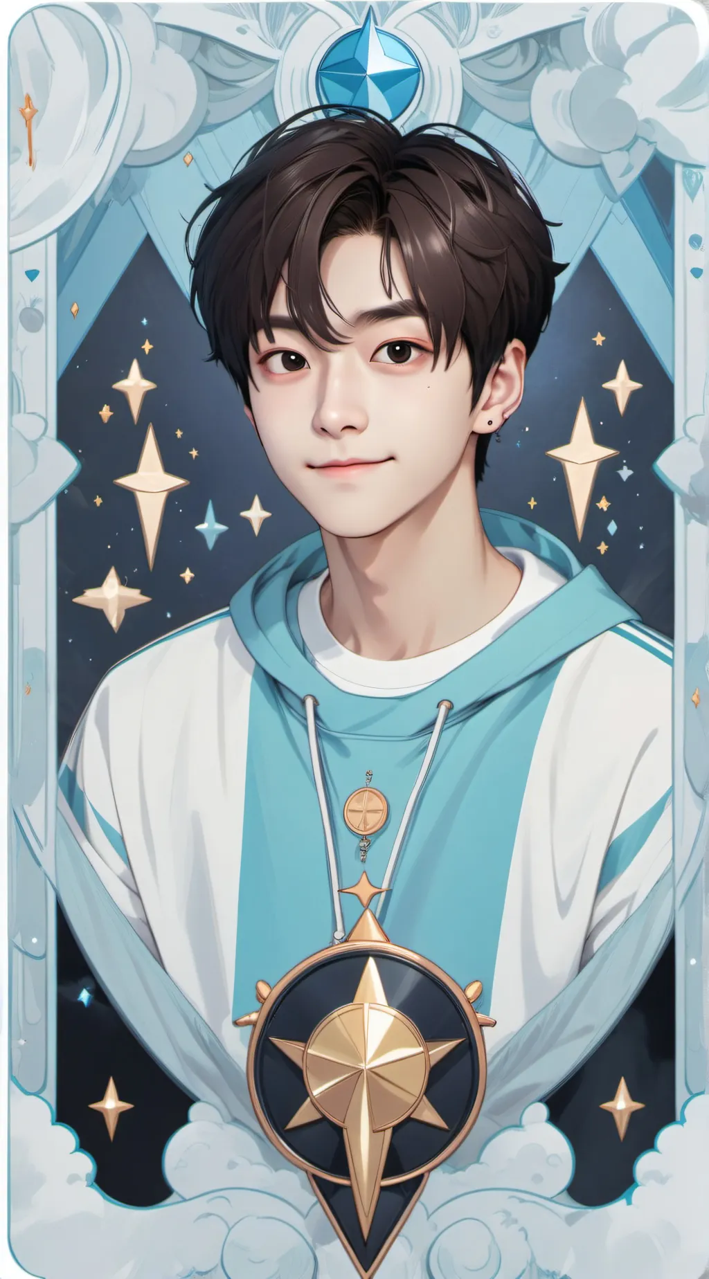 ai character: Jungwon  background